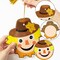 40 Pieces Fall Scarecrow Head Craft Kit DIY Scarecrow Craft Autumn Thanksgiving Art Craft. Create Your Own Scarecrow Head Set: Home Classroom Game Activities Art Supplies and Decor for Kindergarten Kids